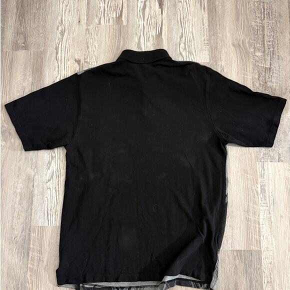 Southpole Grant & Chill Men’s XL Black Gray Argyle Polo Shirt Streetwear - Picture 2 of 11